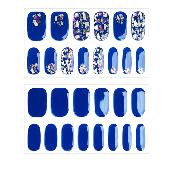 Semi-curing Gel Nail Sticker - Crush Blue